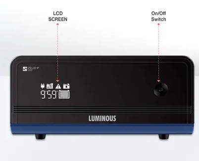LUMINOUS 500 VA with 24 Months Warranty Pure Sine Wave Inverter (Zelio+ 1100 Home UPS)