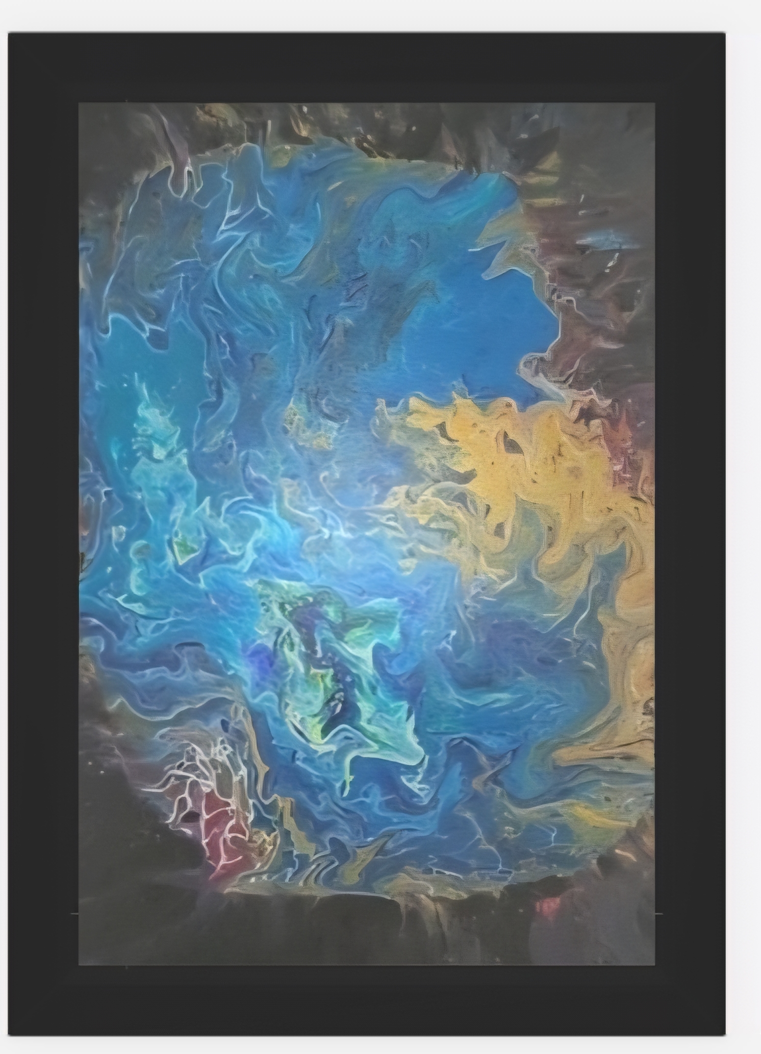 Cosmic Swir 8x12in Abstract Print 