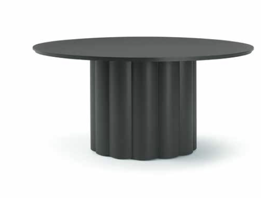 Barbuda Black Round Dining Table