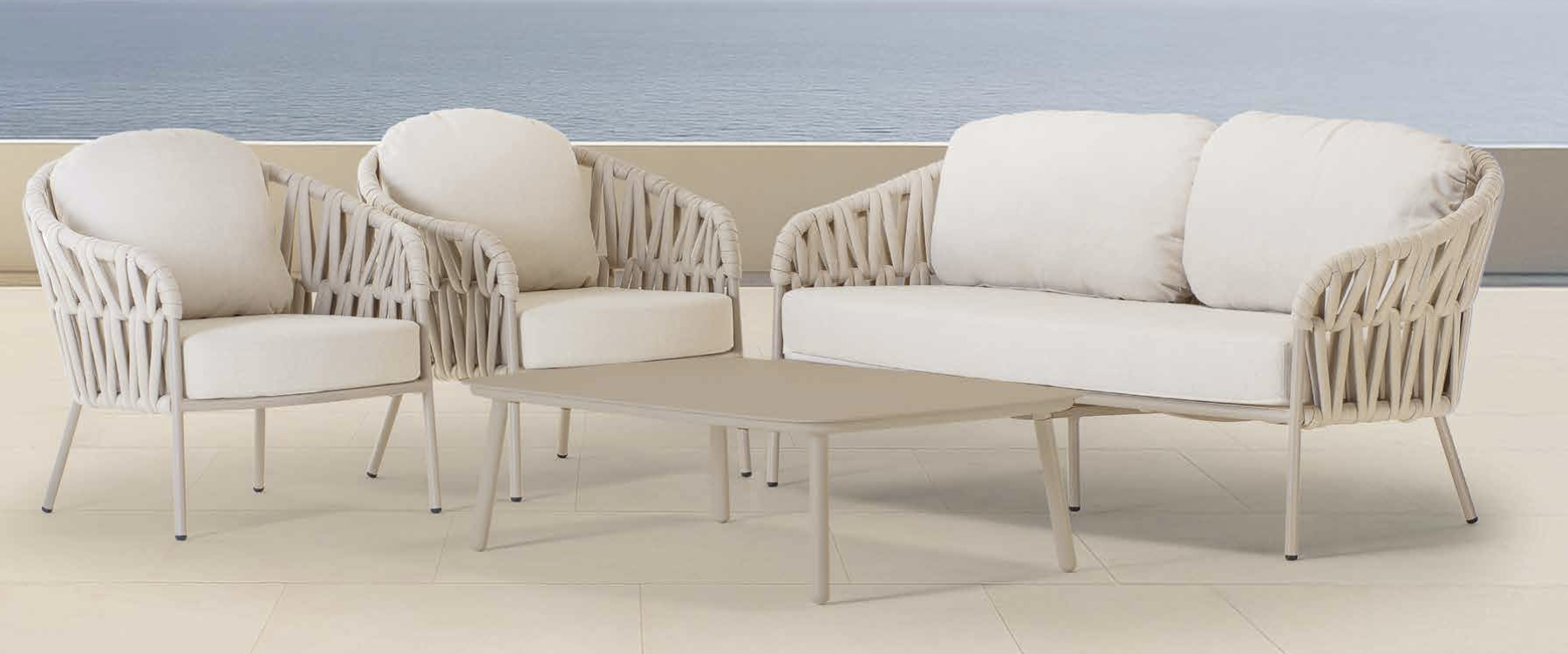 Victory Wicker Lounge Set