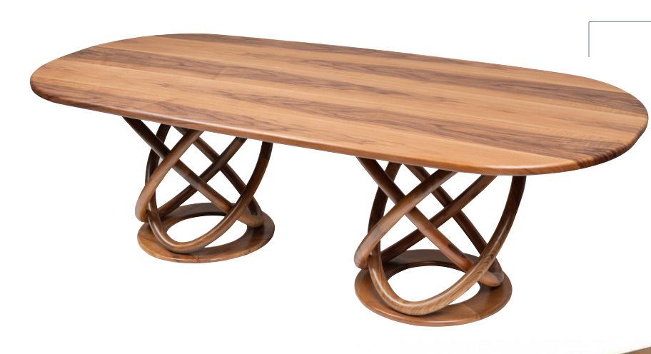 Artisan Oval Wooden Dining Table
