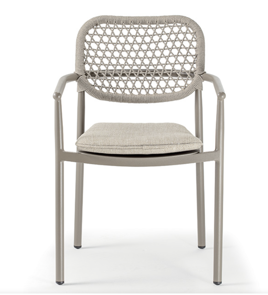Modern woven outdoor chair