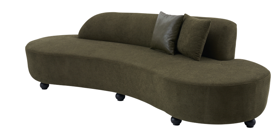 Retro sofa 230cm