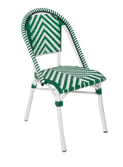 Local Green Woven Bistro Chair