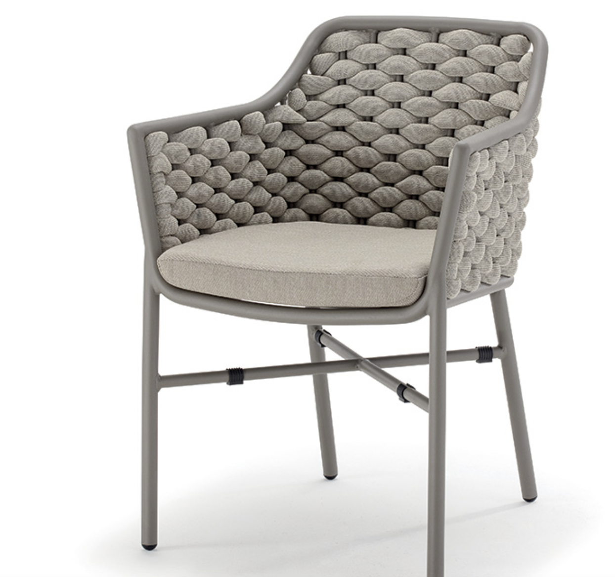 Woven Back Armchair