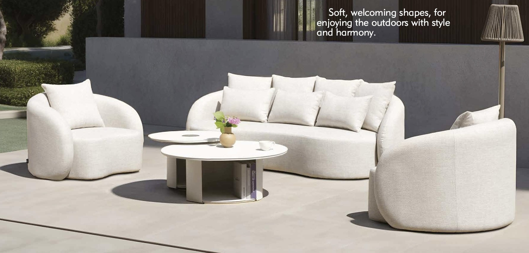 Cosy outdoor sofa set