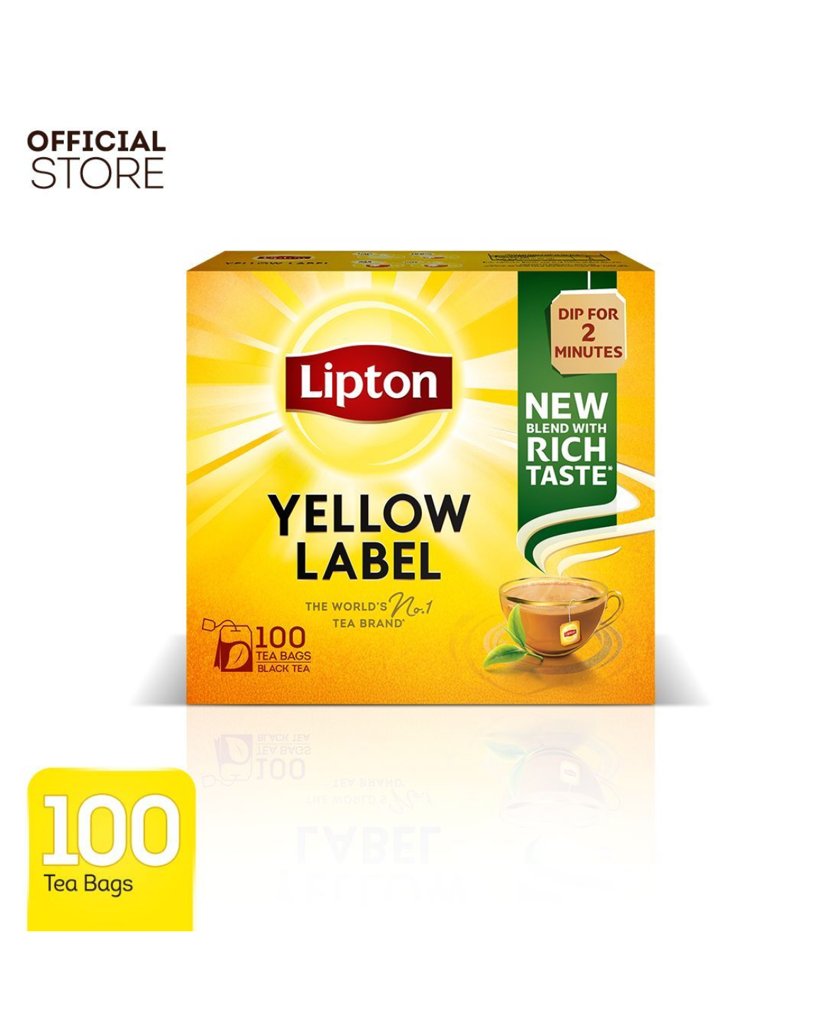 Lipton Yellow Label Tea Bags 100 Pieces (200gm)