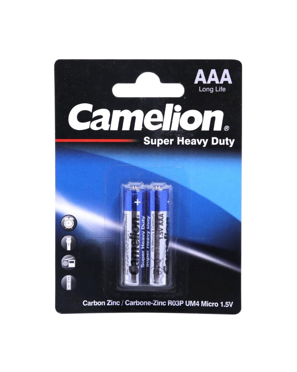 Camelion AAA Super Heavy Duty Batteries 2 Pieces