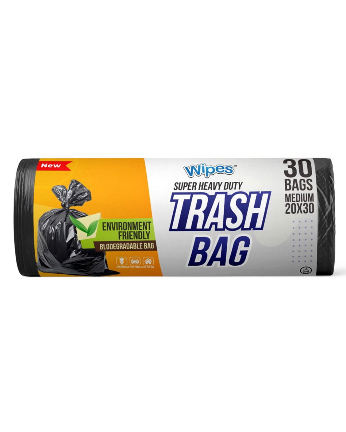 Wipes Forceflex Medium Trash Bag Roll (20x30) 30 Bags
