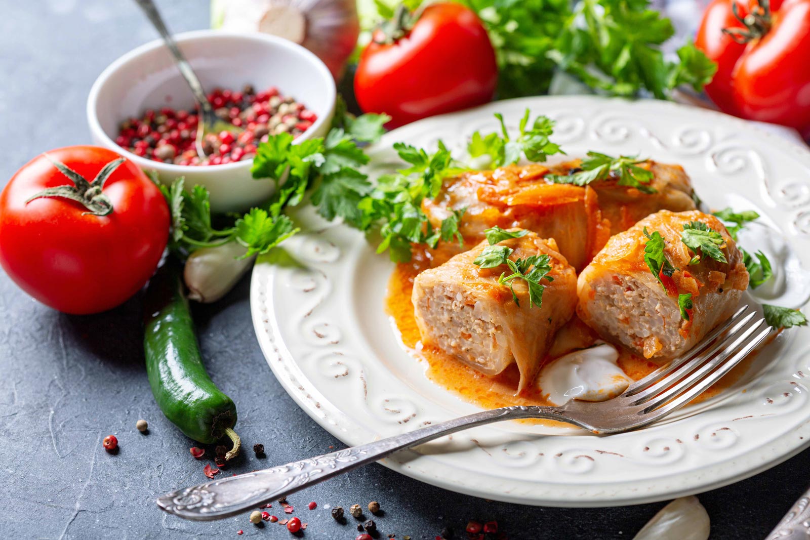 Goloubtsi rouleaux de chou à la viande