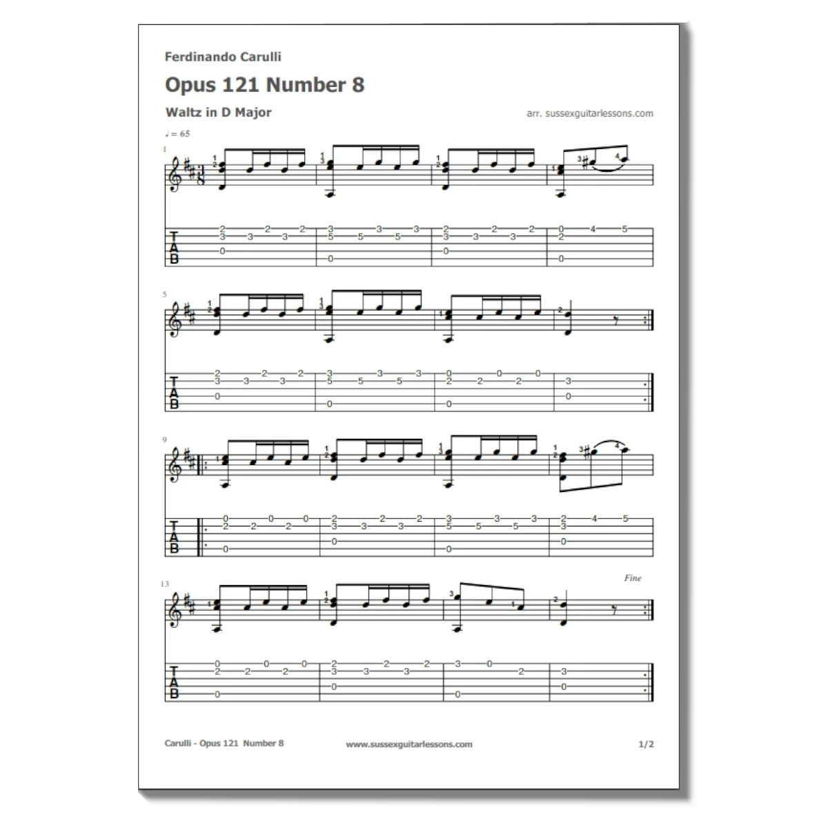Ferdinando Carulli Opus 121