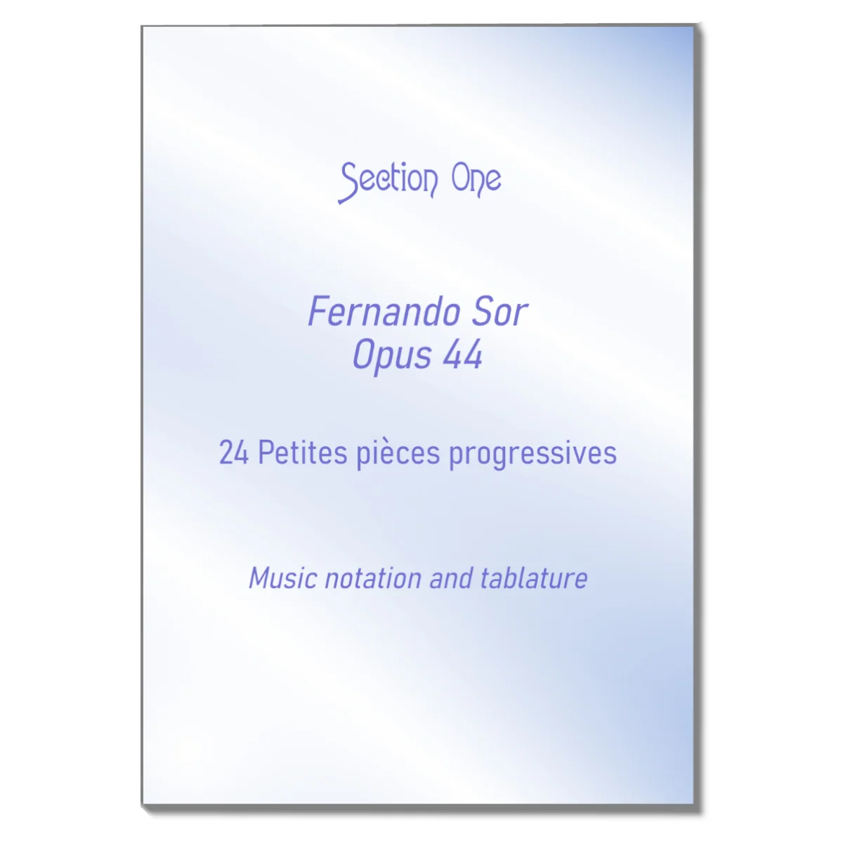 Fernando Sor Opus 44