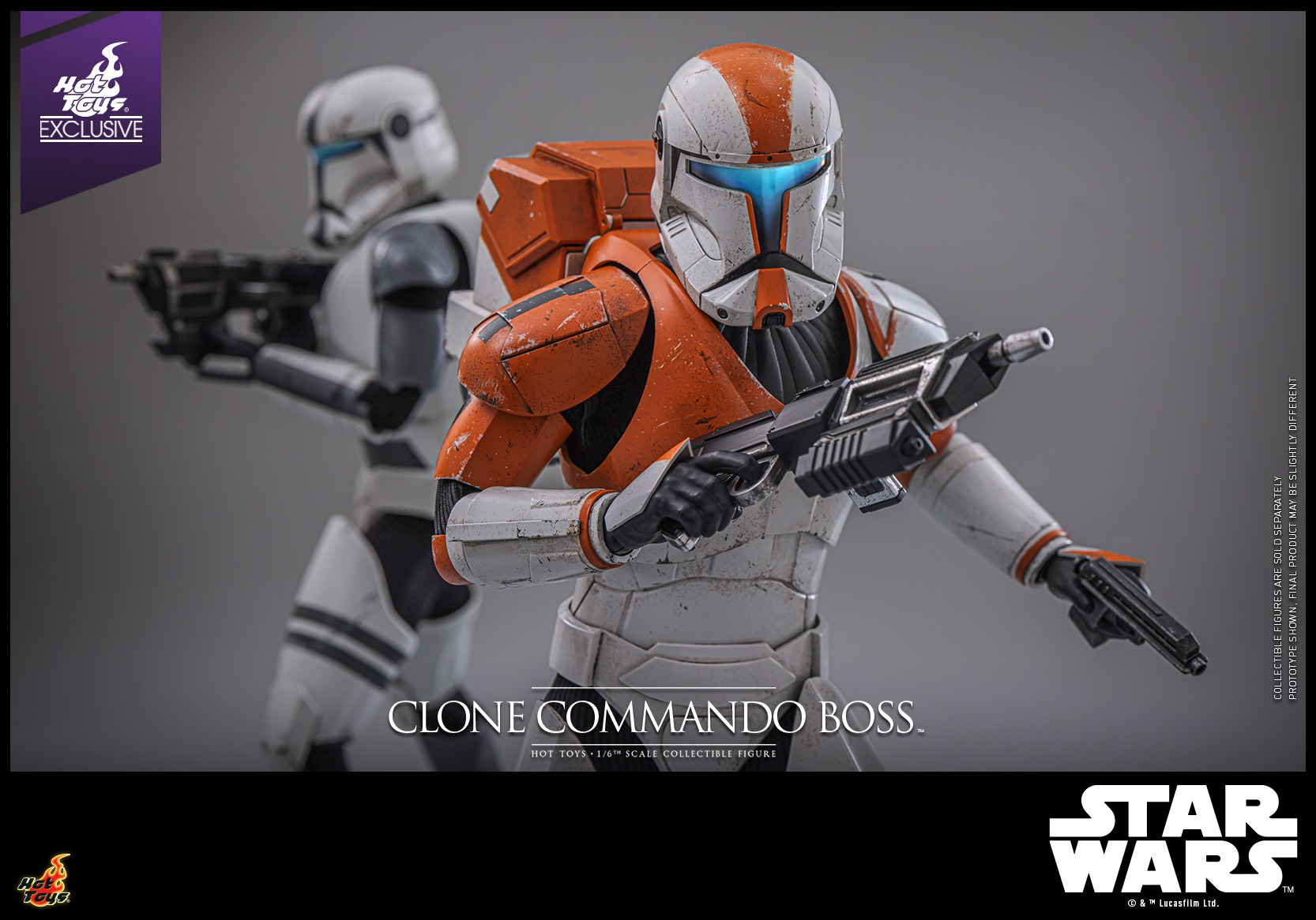 In Stock! Hot Toys The Clone Wars Clone Commando Boss (TMS151) 1/6 Scale Figure