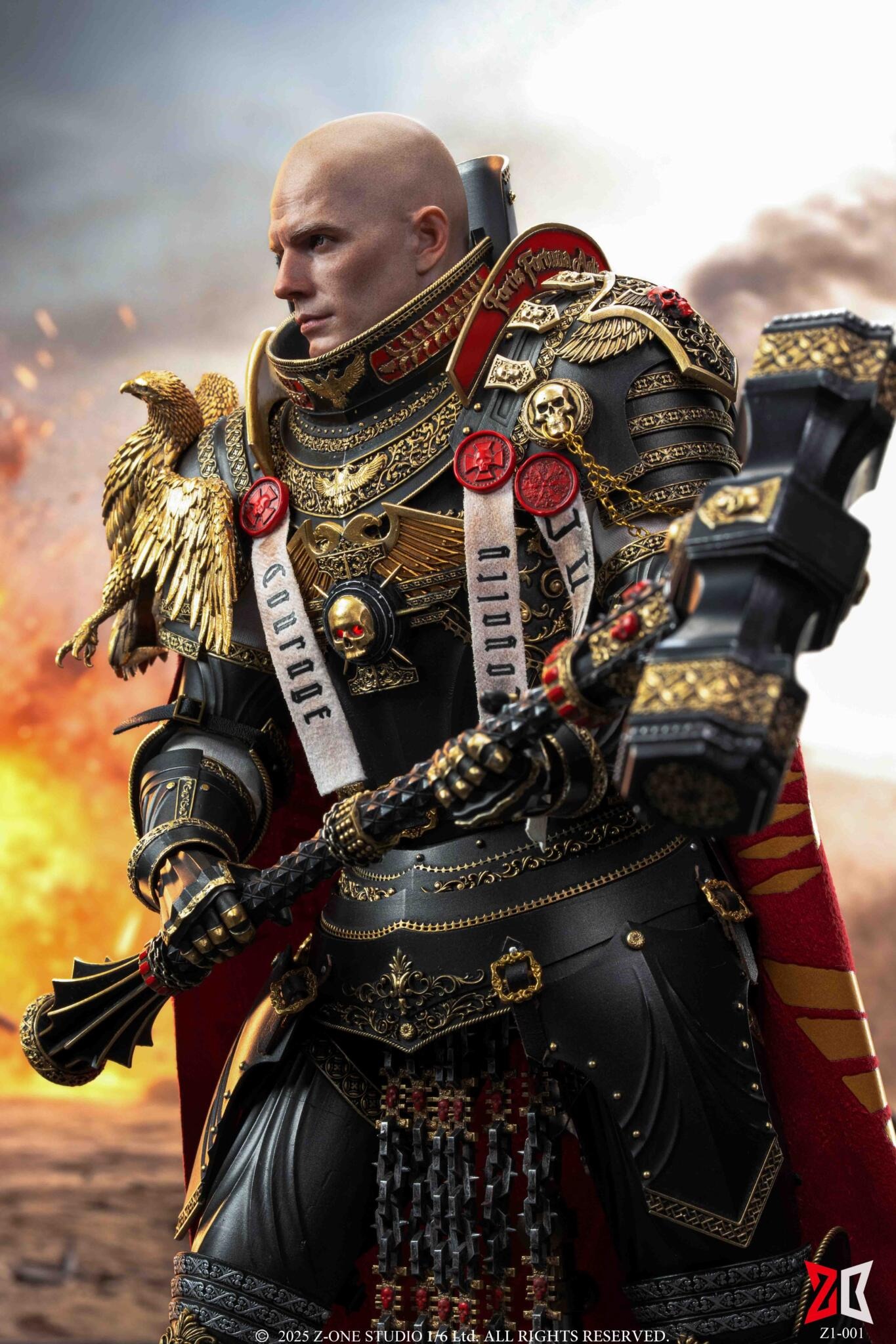 Pre order! Z-One Studio Z1-001 Warhammer Imperial Inquisitor - Martyr Leonard 1/6 Scale Alloy Figure