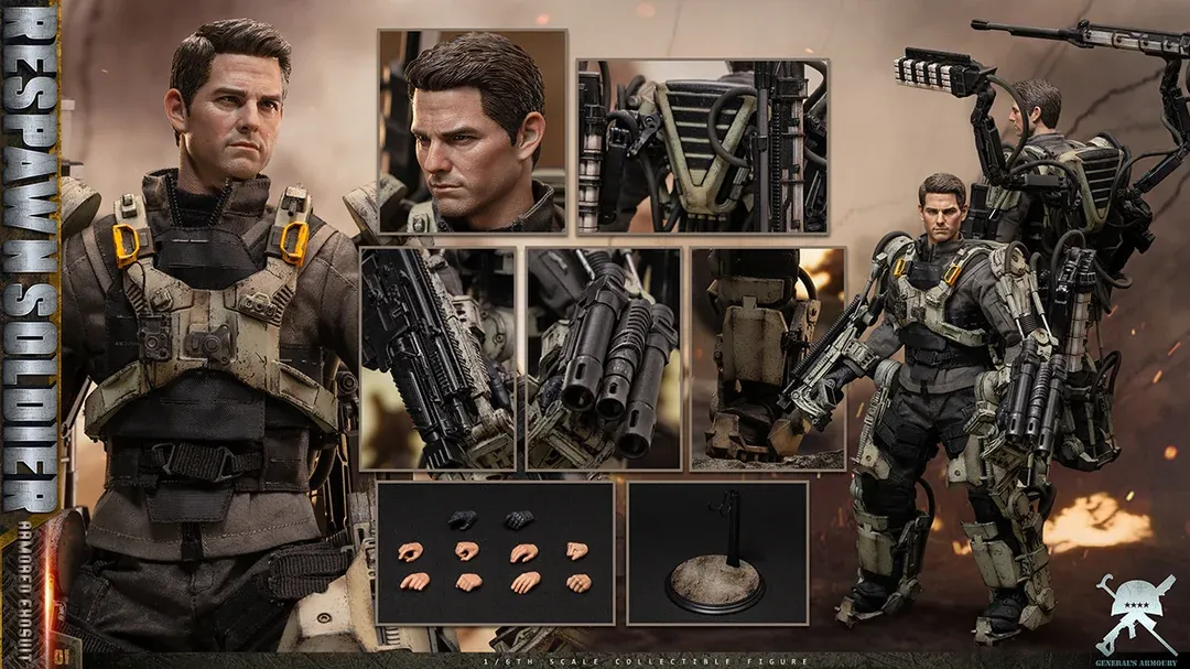 Pre order! General's Armoury GA3001 Respawn Soldier 1/6 Scale action figure