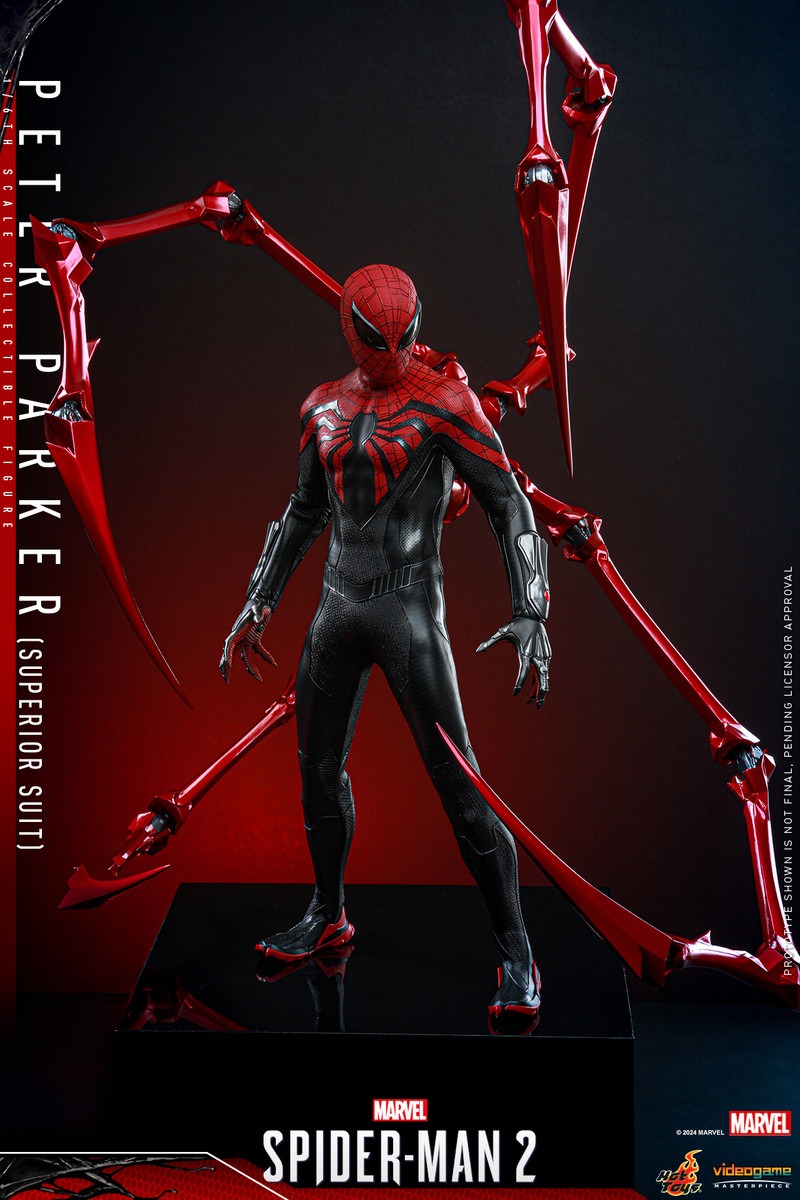In Stock! Hot Toys VGM61 Peter Parker (Superior Suit) Marvel's Spider-Man 2
