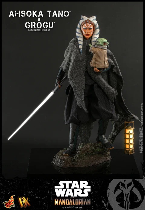 In Stock! HOT TOYS 1/6 DX21 AHSOKA TANO & GROGU