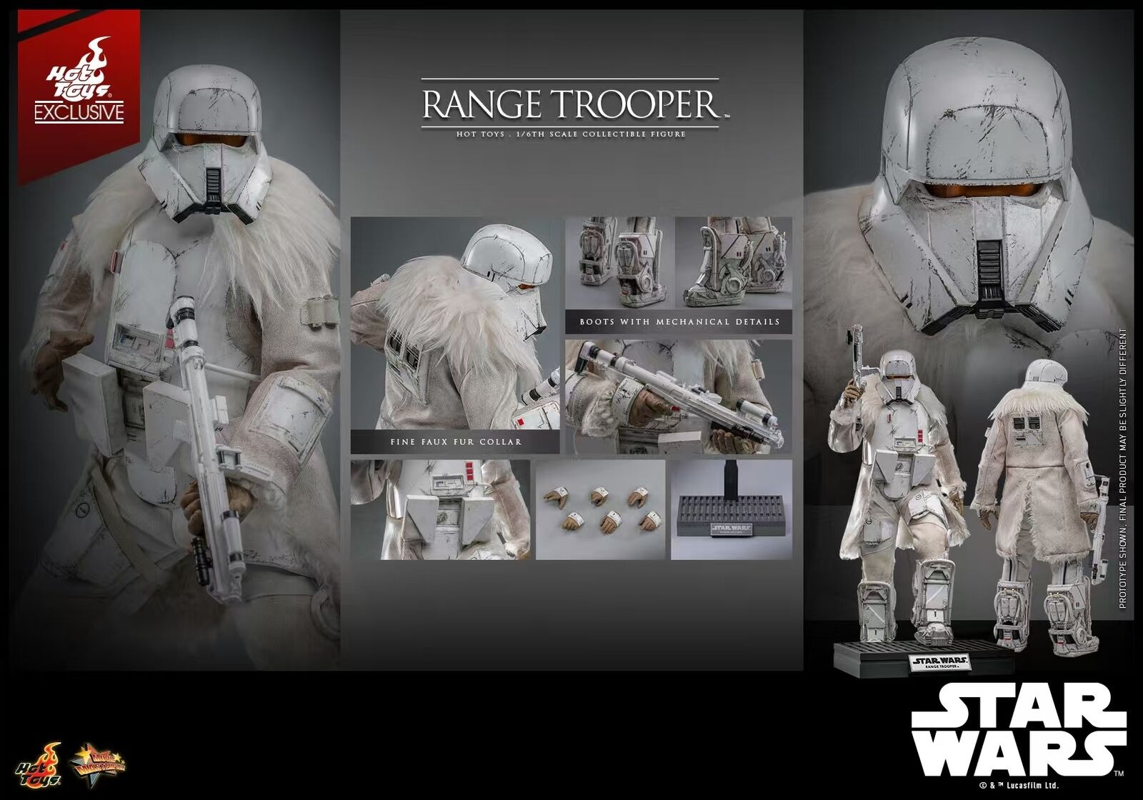 Hot Toys MMS768 Star Wars 1/6th scale Range Trooper Collectible Figure [Hot Toys Exclusive]