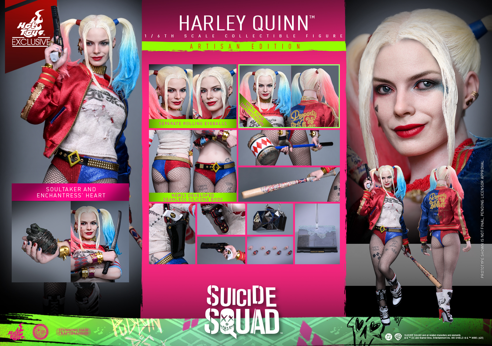 Pre order! Hot Toys MMS842AE Harley Quinn Suicide Squad (Artisan edition)(500 Limited) Collectibles 1/6 Scale Action Figure