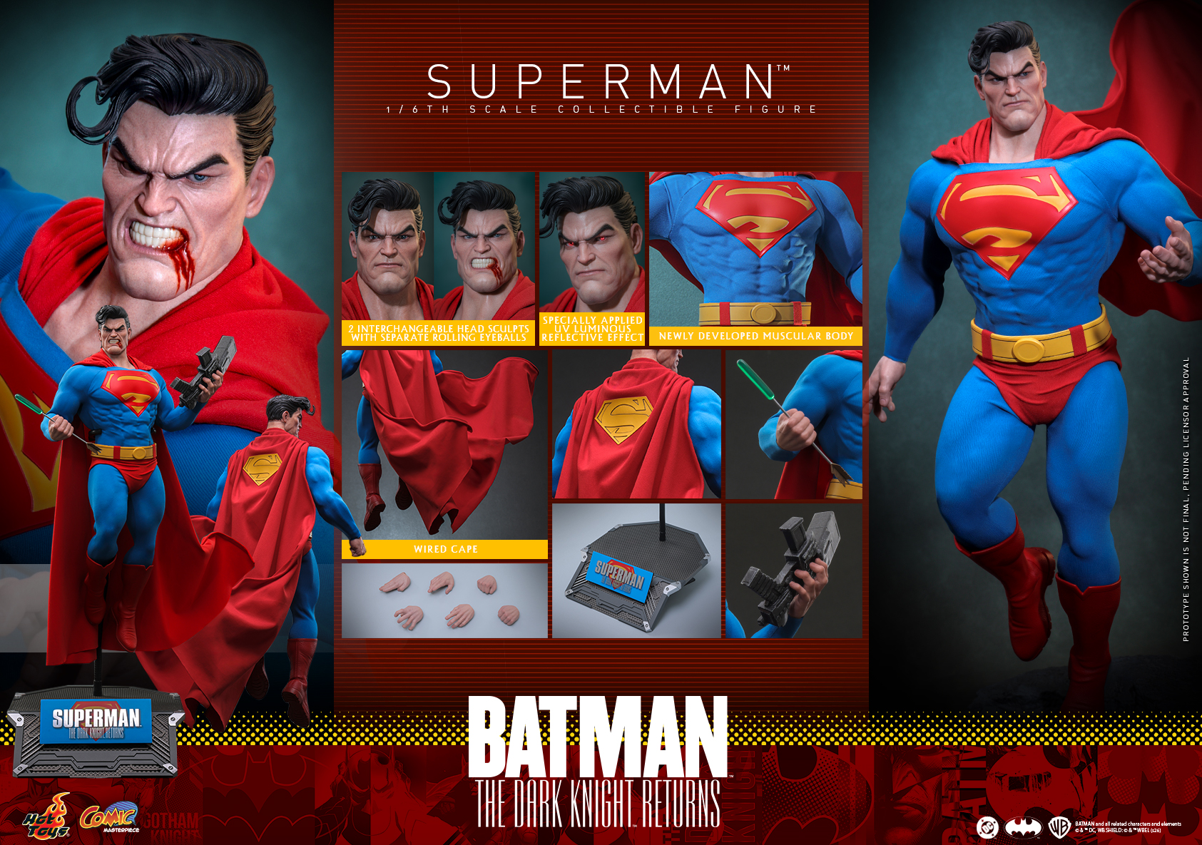 Pre order! Hot Toys CMS032 The Dark Knight Returns Superman 1/6 Scale Figure