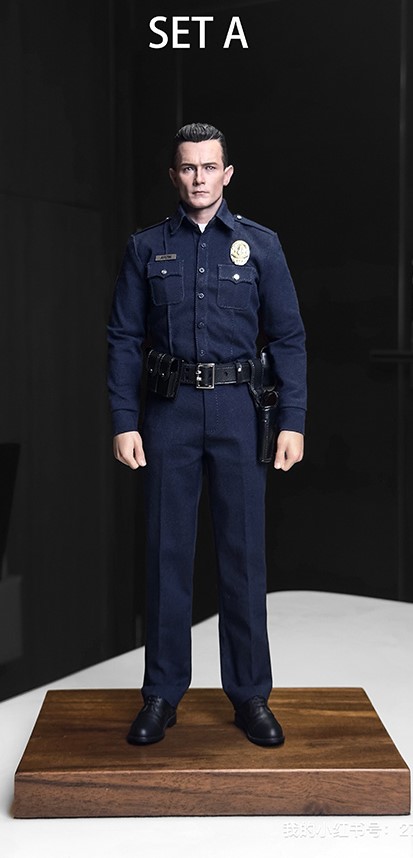 Pre order! TOPO TP027 T1000 1/6 Scale Police uniform set with body in 2 styles