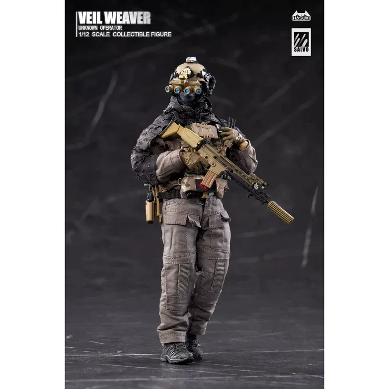Pre-order! HASUKI SA04 Black Ops Night Weaver Series 1/12 Action Figure