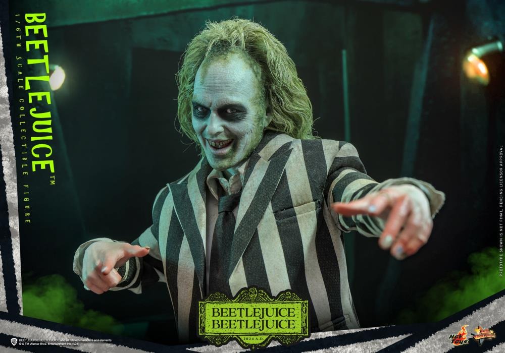 In stock! Hot Toys MMS767 Beetlejuice 1/6 Beetlejuice Figure