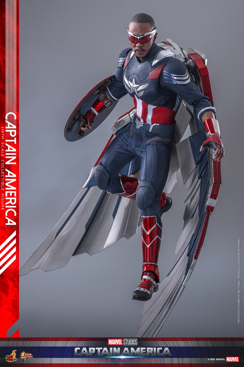 In Stock! Hot Toys MMS779 Captain America Brave New World 1/6 Collectible Figure