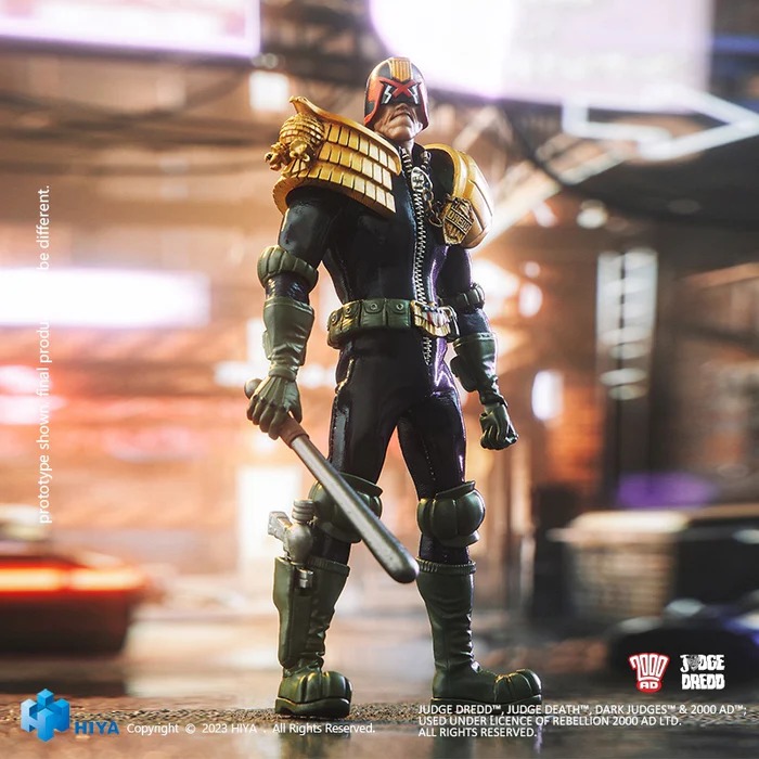 In stock! HIYA TOYS ESJ0053 Judge Dredd 1/12 Action Figure