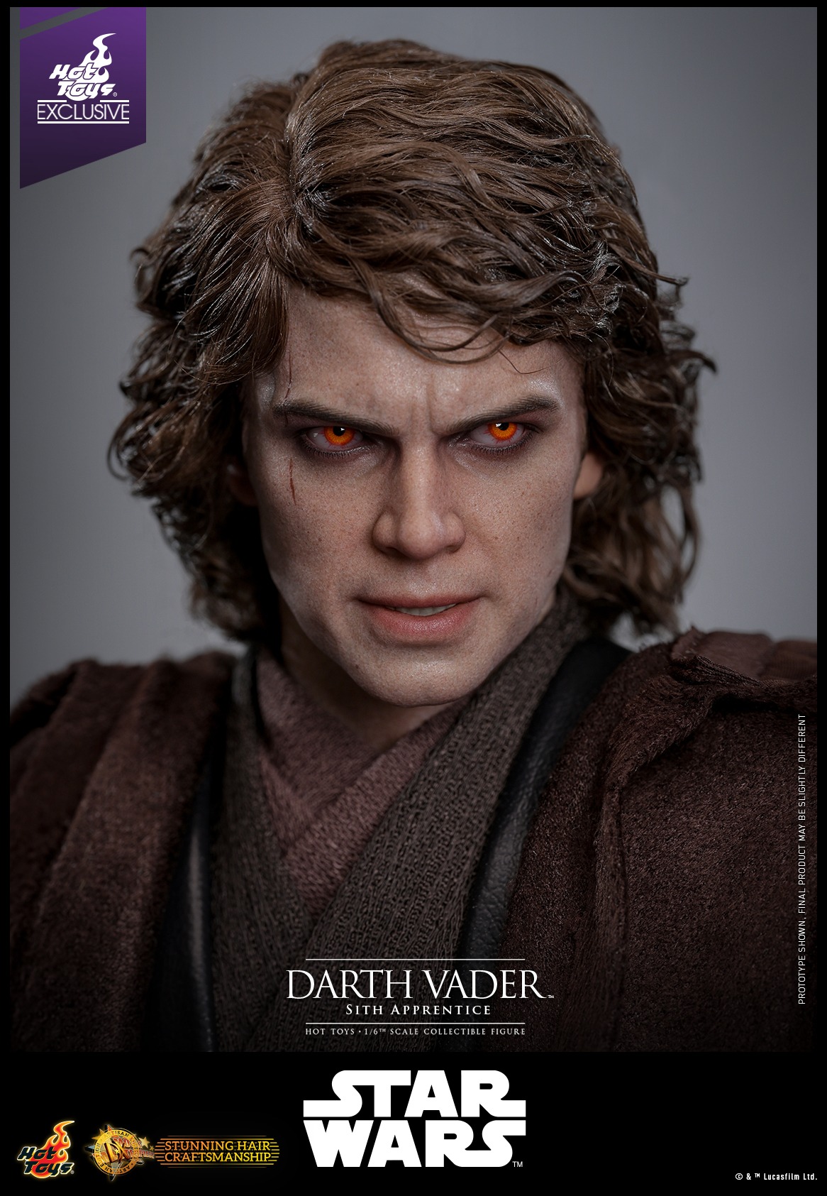 In stock! Hot Toys DX47AE Star Wars 1/6 Anakin Skywalker Darth Vader Figure (Sith Apprentice) (Artisan Edition)
