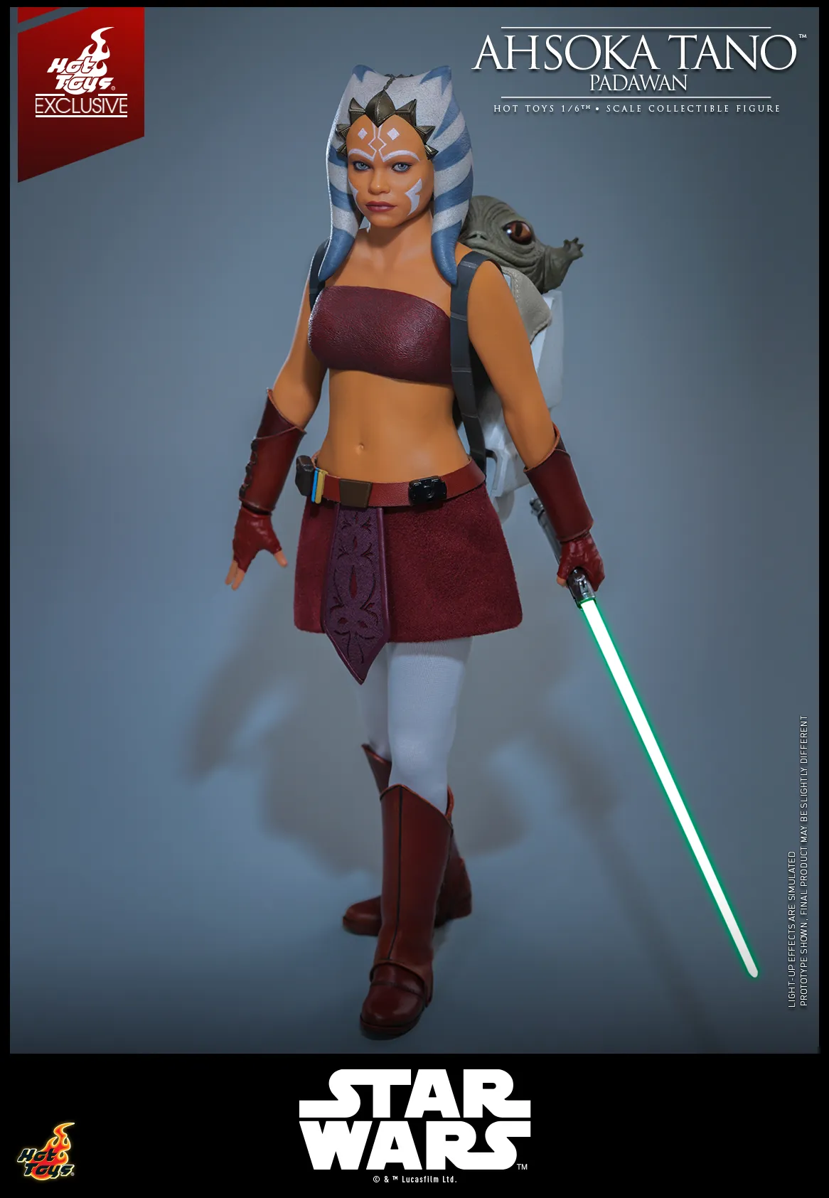 In stock! Hot Toys TMS170 Ahsoka Tano (Padawan) Star Wars The Clone Wars 1/6th Scale Collectible Figure