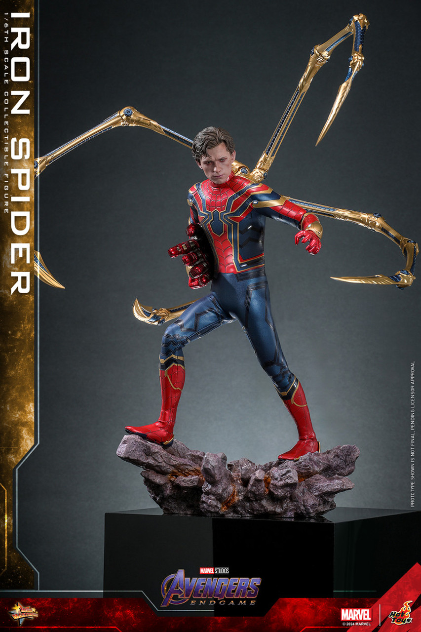 In stock! Hot Toys MMS761 Iron Spider Avengers Endgame 1/6 Spider-man Figure