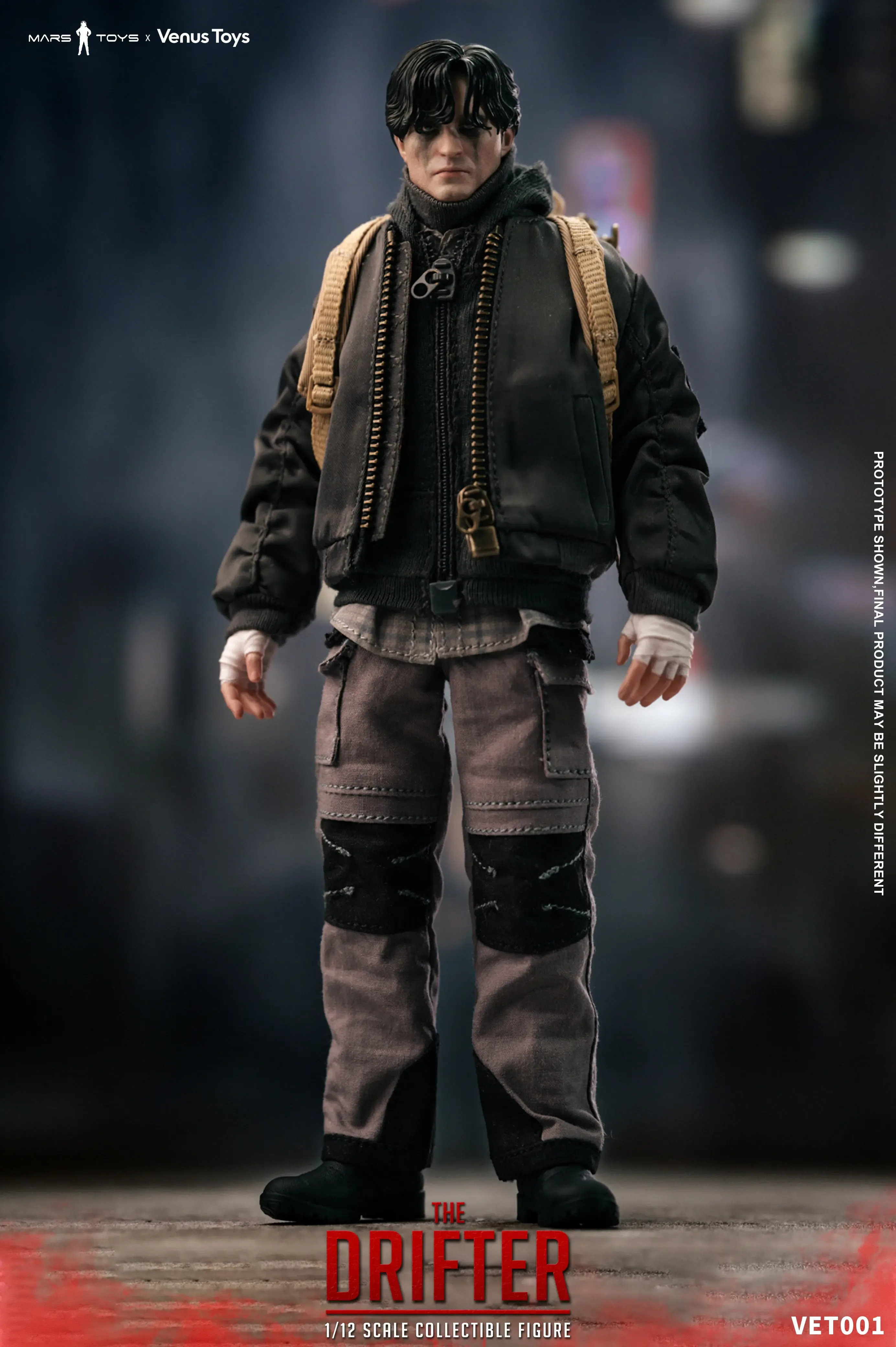 In stock! Venus Toys x Mars Toys VET001 The Drifter Action Figure Deluxe Ver 1/12 Action figure