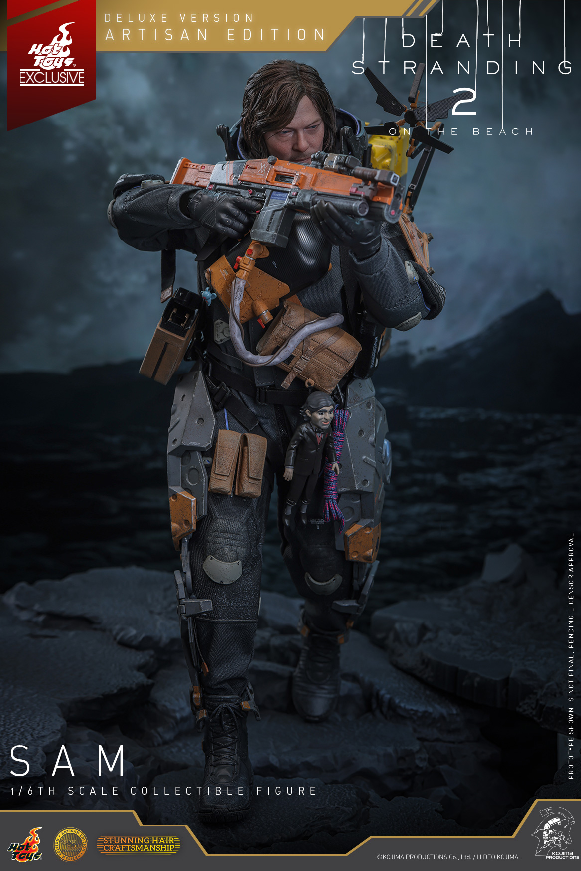 Pre Order! Hot Toys VGM77AE Death Stranding 2: On the Beach Sam Deluxe (Artisan Edition) 1/6 scale figure collectibles