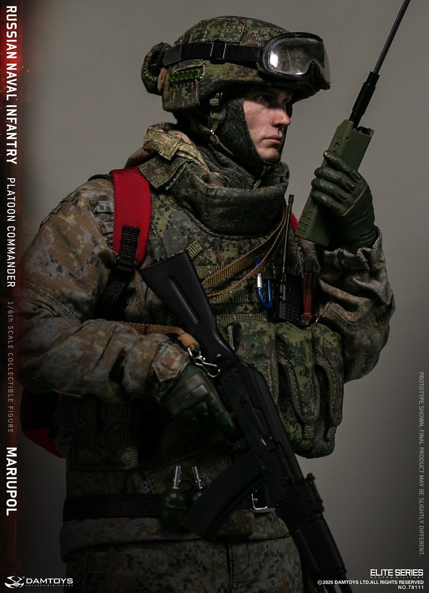 Pre order! DAMTOYS 78111 1/6 Russian Naval Infantry Commander – Mariupol Edition