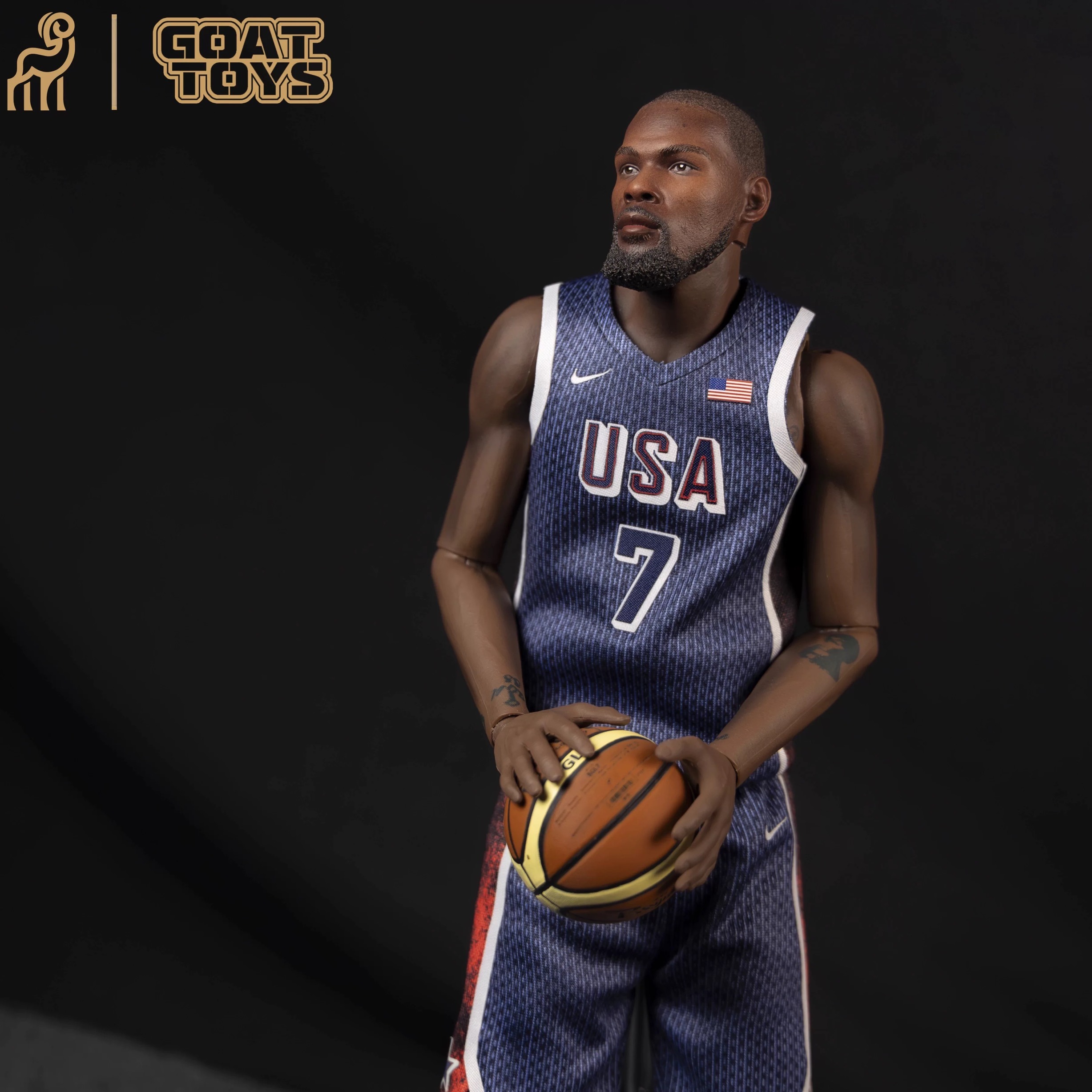 Pre Order! Goat Toys - NBA 1/6 Kevin Durant Olympic Games Fine Paint Set