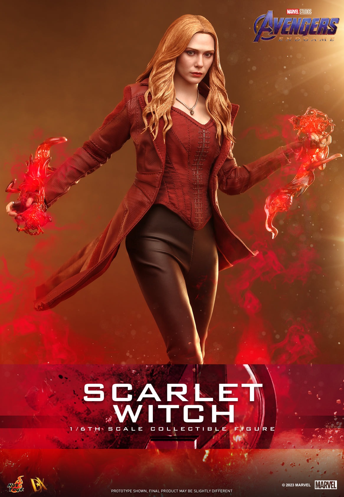 In Stock! Hot Toys DX35 Avengers Endgame Scarlet Witch 1/6th Scale Collectible Figure (Sculpted Version)