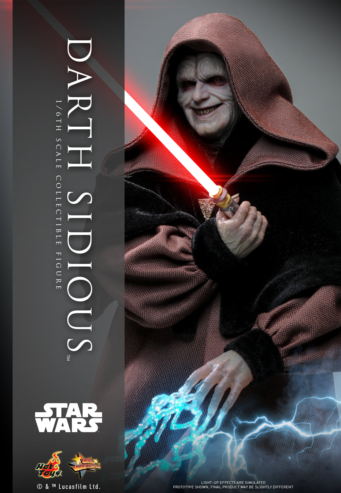 In stock! Hot Toys Darth Sidious MMS745 1/6 Star Wars Revenge of the Sith toy