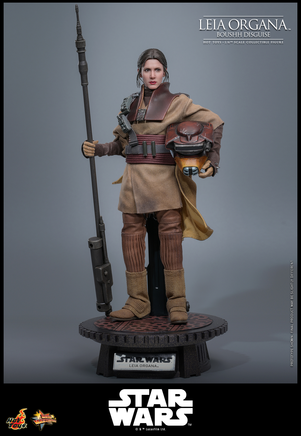 Pre order! Hot toys MMS854 Leia Organa (Boushh Disguise) Star Wars: Return of the Jedi 1/6 Collectible Figure