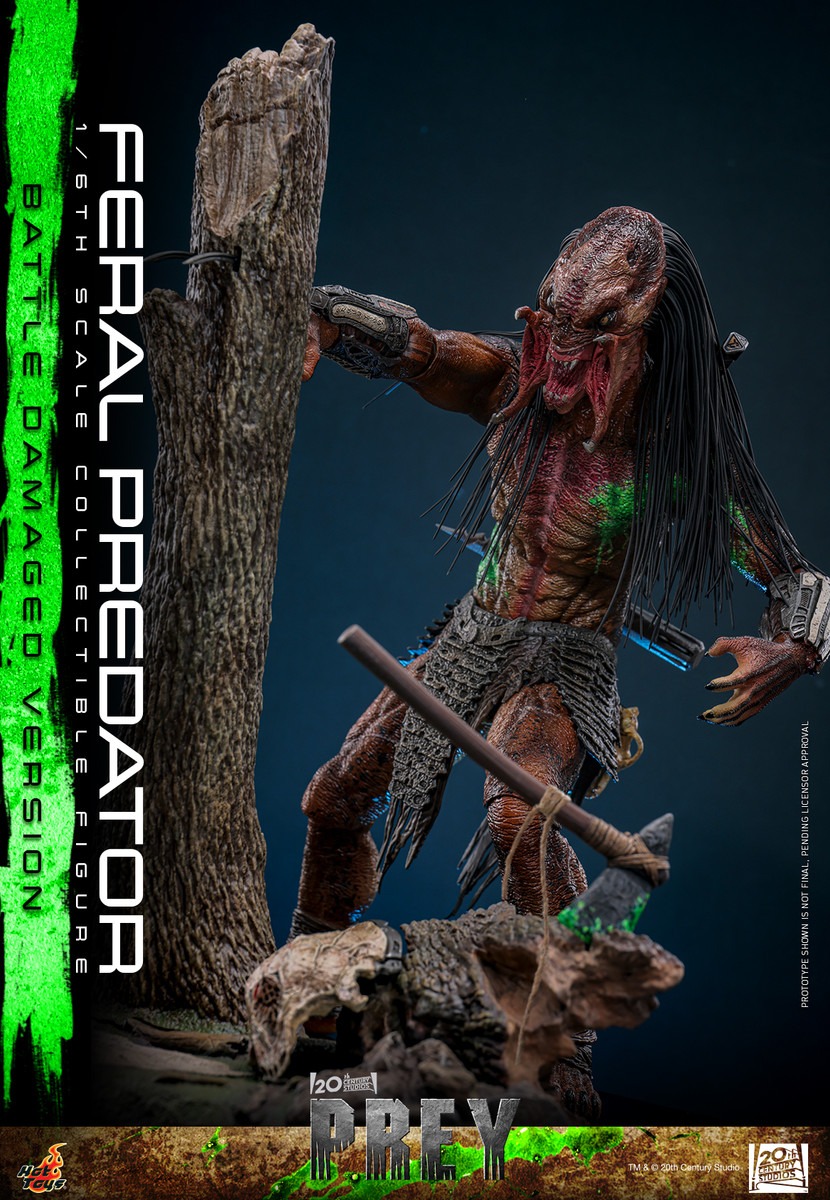 Pre order! Hot Toys TMS173 1/6th scale Feral Predator (Battle Damaged Version) Collectible Figure