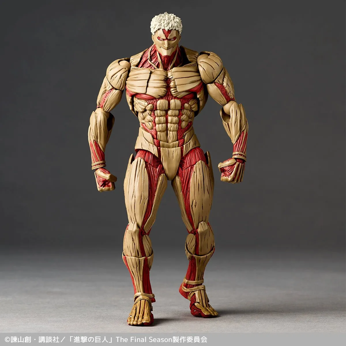 In stock! Attack on Titan Armored Titan Revoltech Amazing Yamaguchi Action Figure