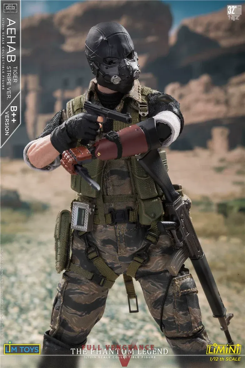 Reissue! Pre-order! LIMTOYS LIMINI AEHAB S++VER Metal Gear Solid Snake 1/12 Action Figure 