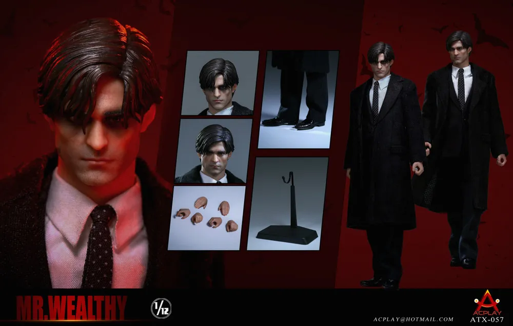 In stock! ACPLAY Mr.Wealthy Figure ATX-057 Batman 1/12 action figure