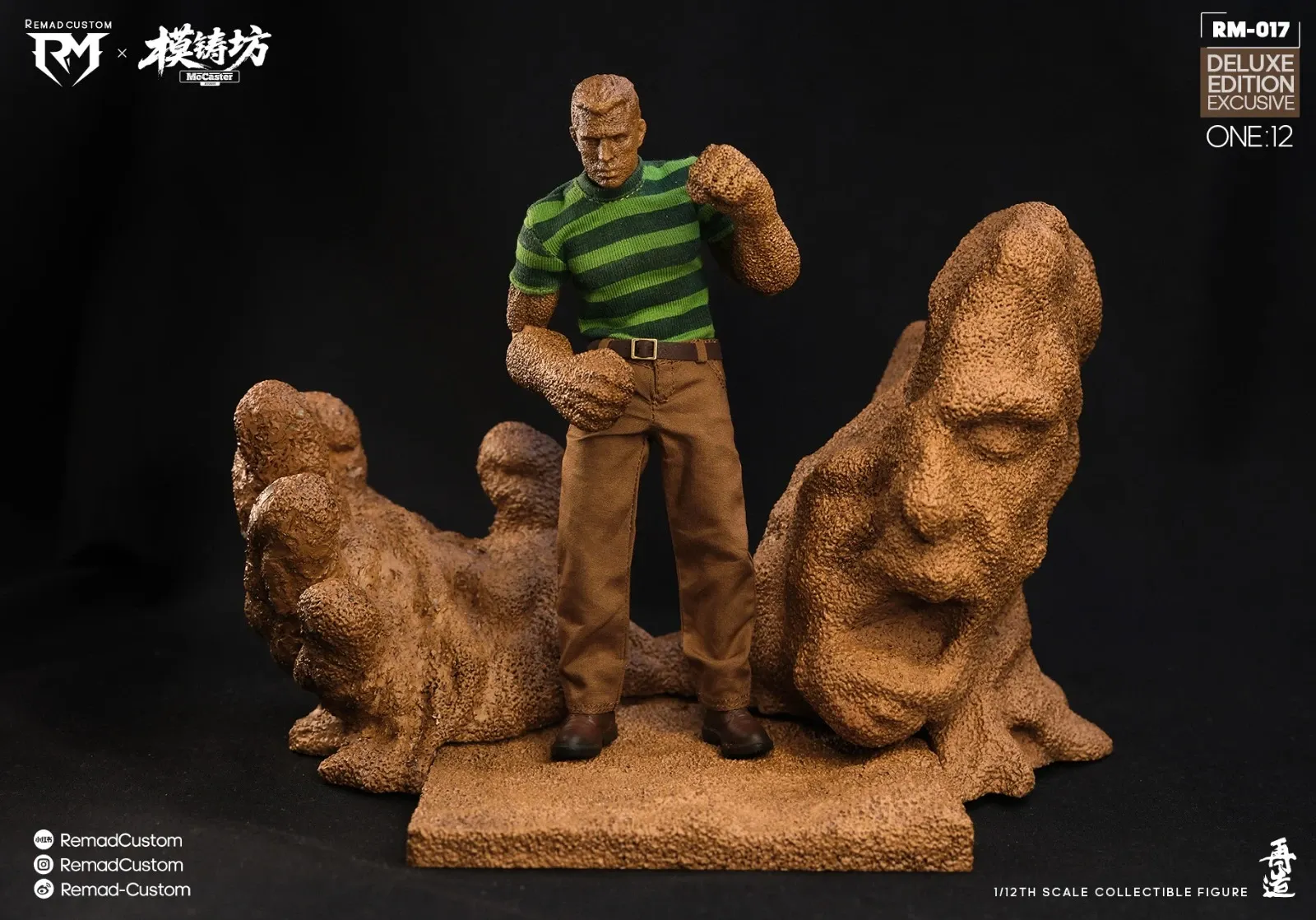 In stock! RemadCustom RM-017 1/12 Mutant Sandman Action Figure Deluxe Version