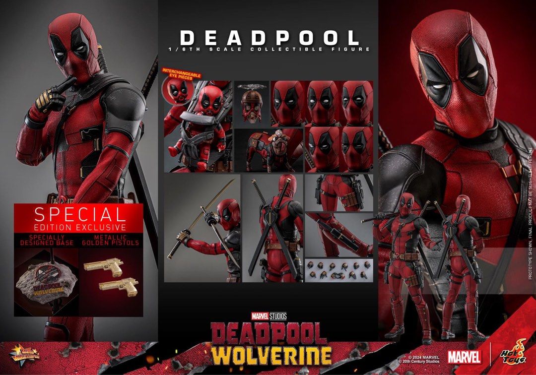 Hot Toys MMS746B Deadpool 1/6 From Deadpool & Wolverine Special Ver