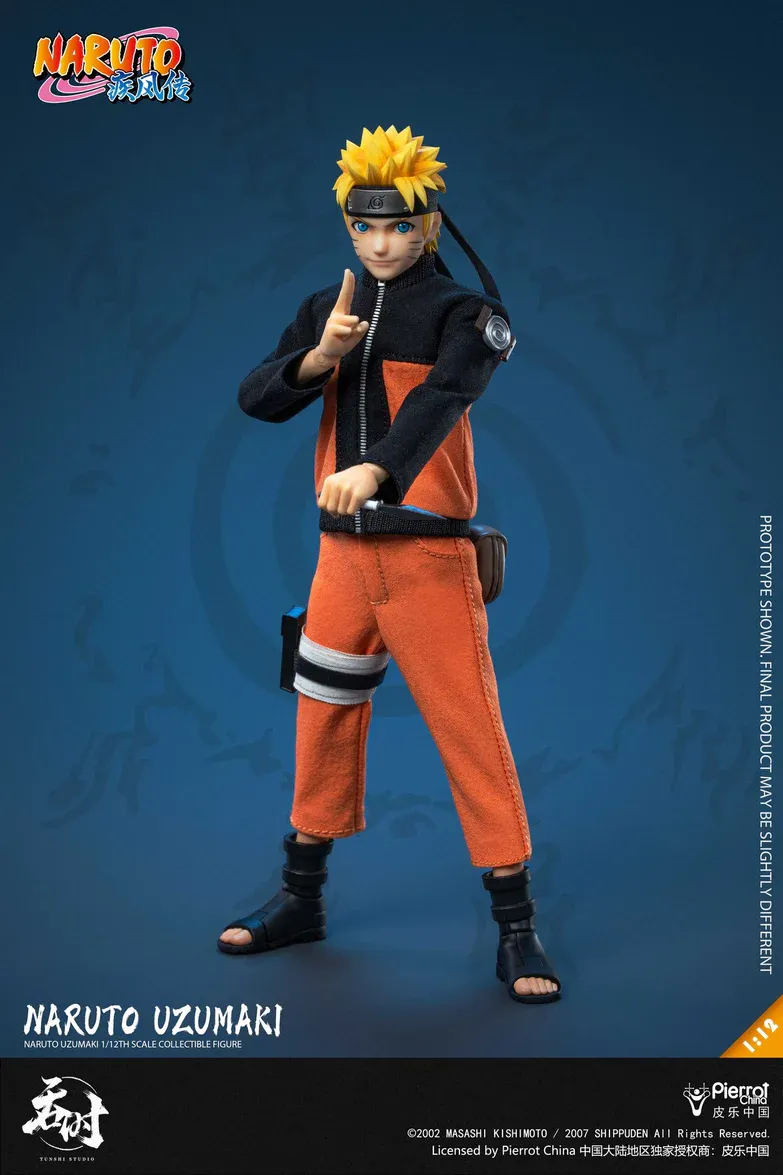 Pre order! TUNSHI STUDIO TS-020 Naruto Uzumaki 1/12 Action Figure