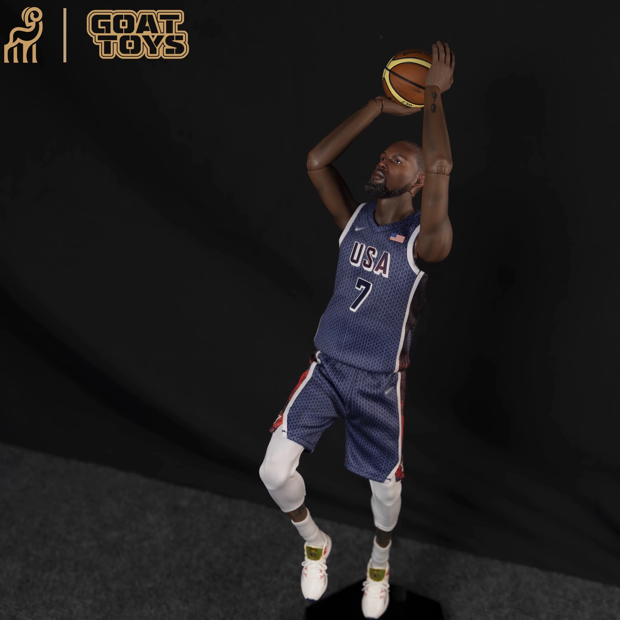 Pre Order! Goat Toys - NBA 1/6 Kevin Durant Olympic Games Fine Paint Set