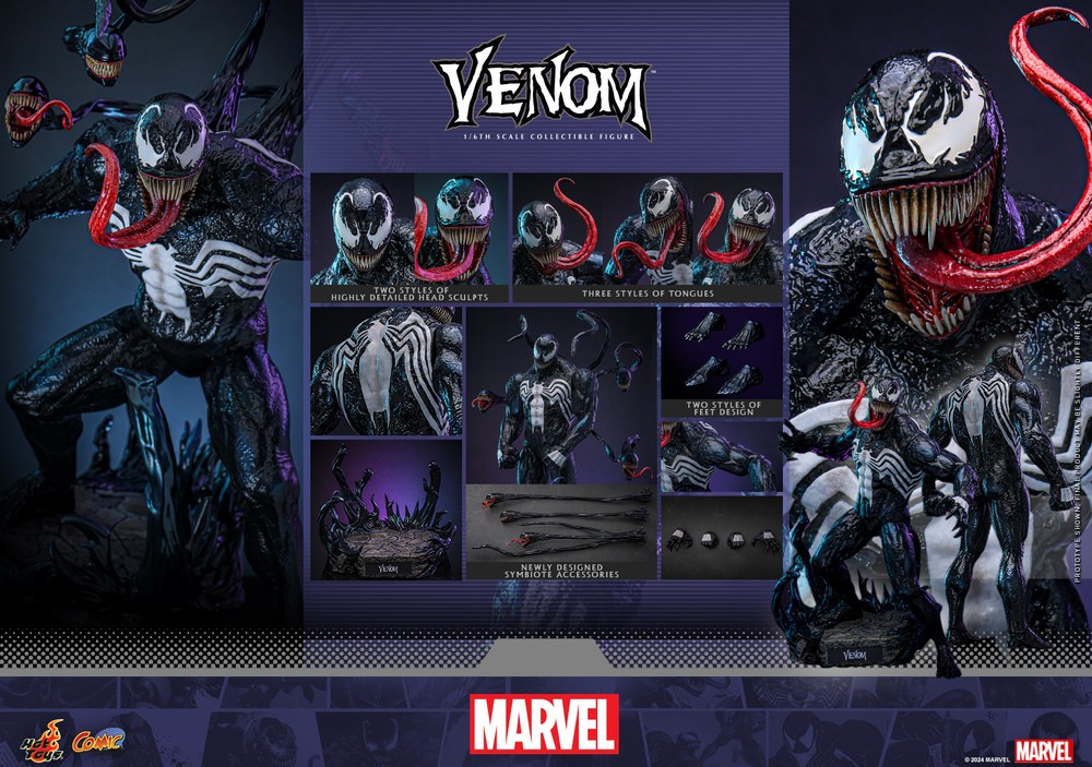 In stock! Hot Toys CMS023 Marvel Comics 1/6th scale Venom Collectible Figure