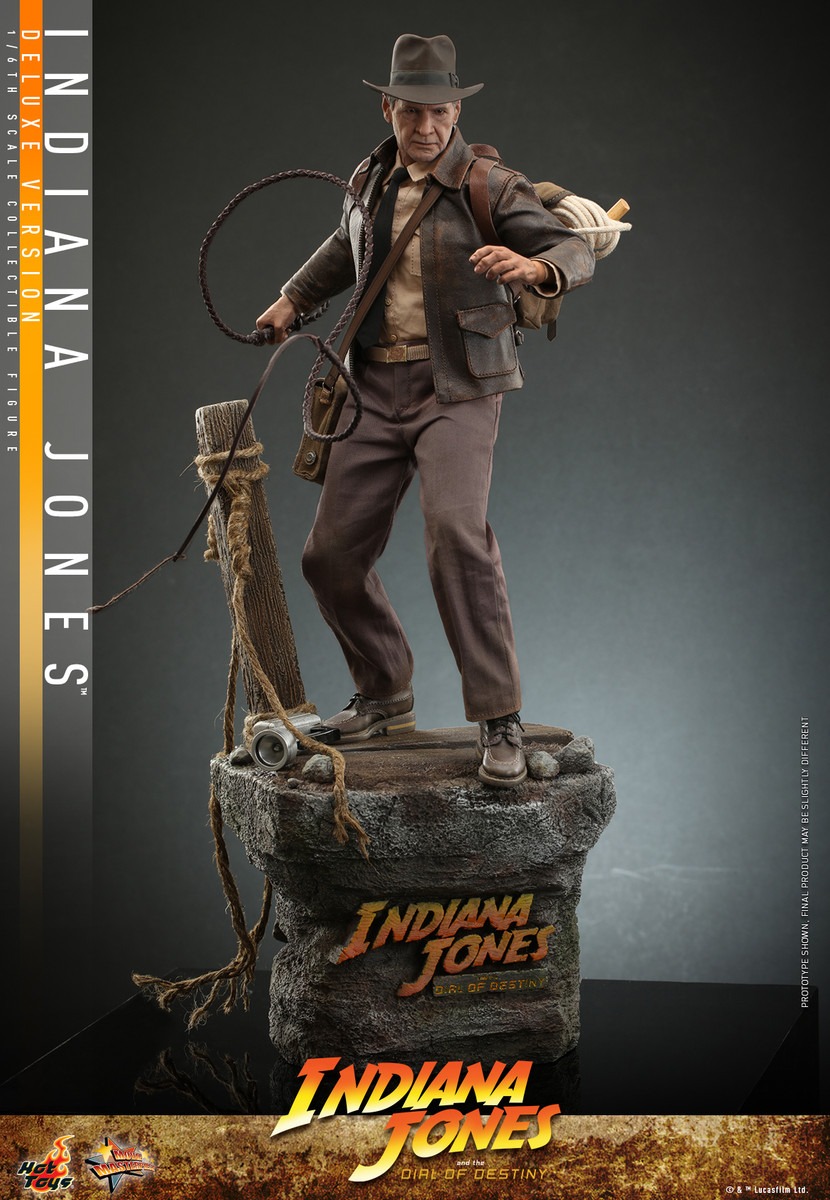 In Stock! Hot Toys MMS717 Indiana Jones (Deluxe Version) Indiana Jones and the Dial of Destiny