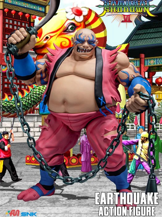 In stock! Storm Toys SNSS05 Samurai Shodown VI EARTHQUAKE 1/12 action figure